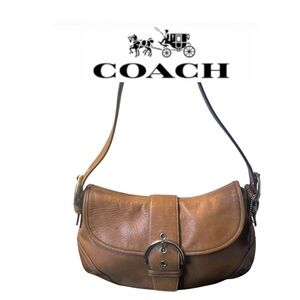 Coach Vintage Soho British Tan Lesther Shoulder Bag